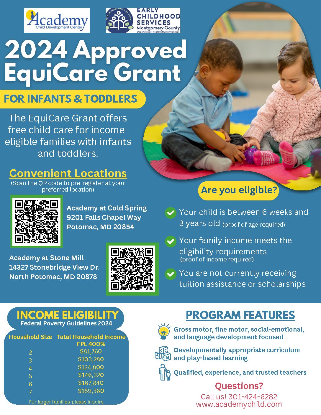 Infants and Toddlers – EquiCare Grant